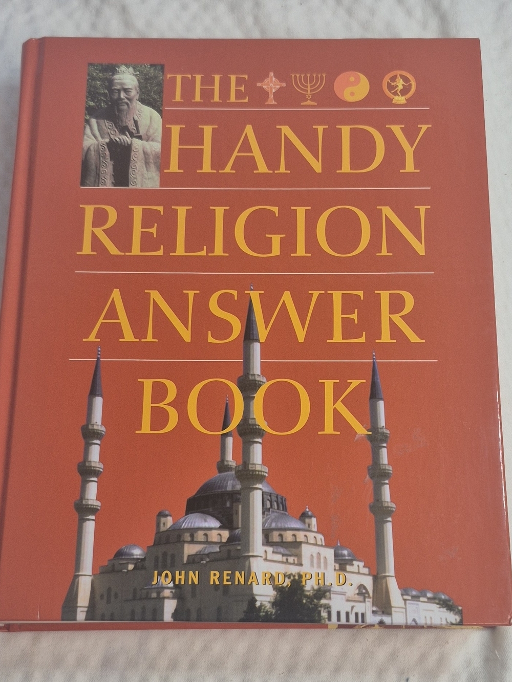 The Handy Religion Answer Book by John Renard - Orange Hardcover